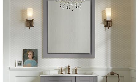 bathroom vanity lighting Weinstein Bath and Kitchen showroom Broomall PA