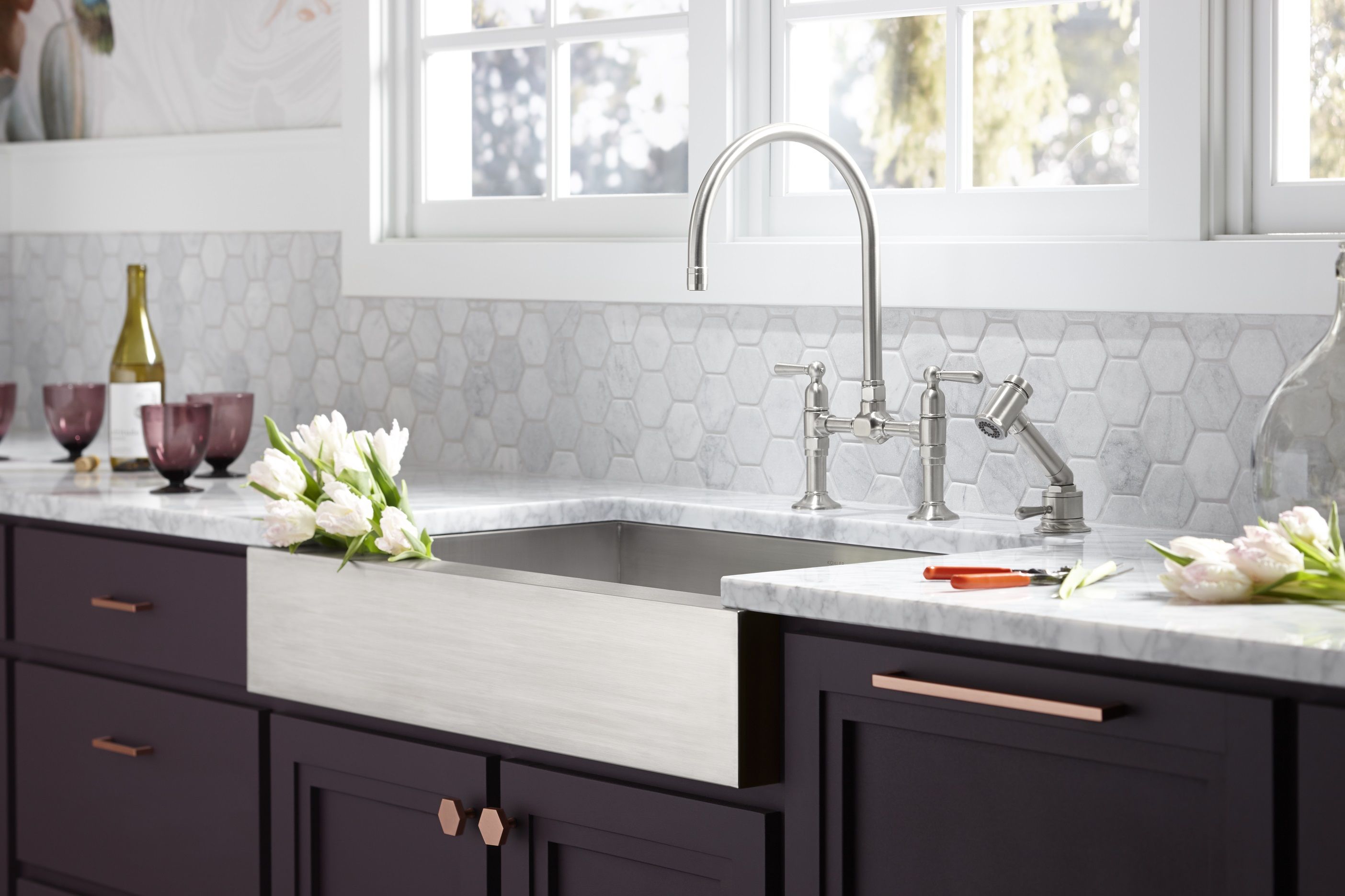 Kohler HiRise with Apron Front Sink