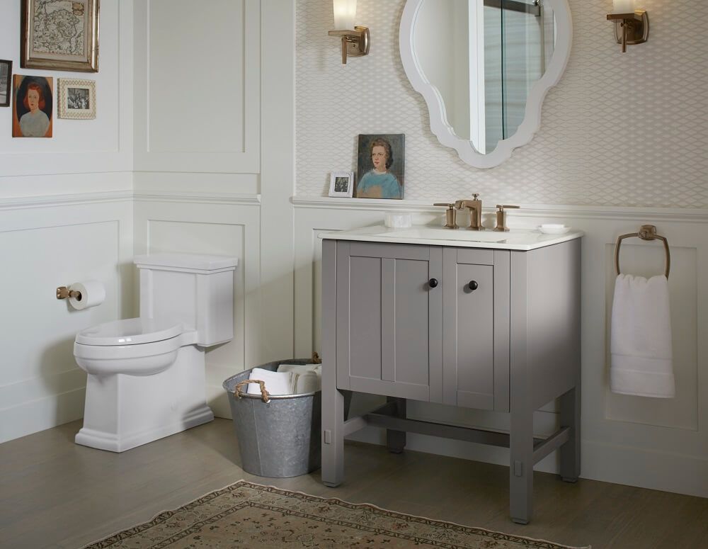 Kohler Tresham Toilet and Vanity